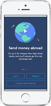 Screenshot of the Wise (formerly TransferWise) app