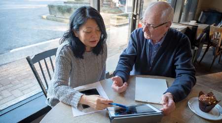 People Reviewing Loans