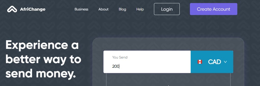 Africhange homepage banner